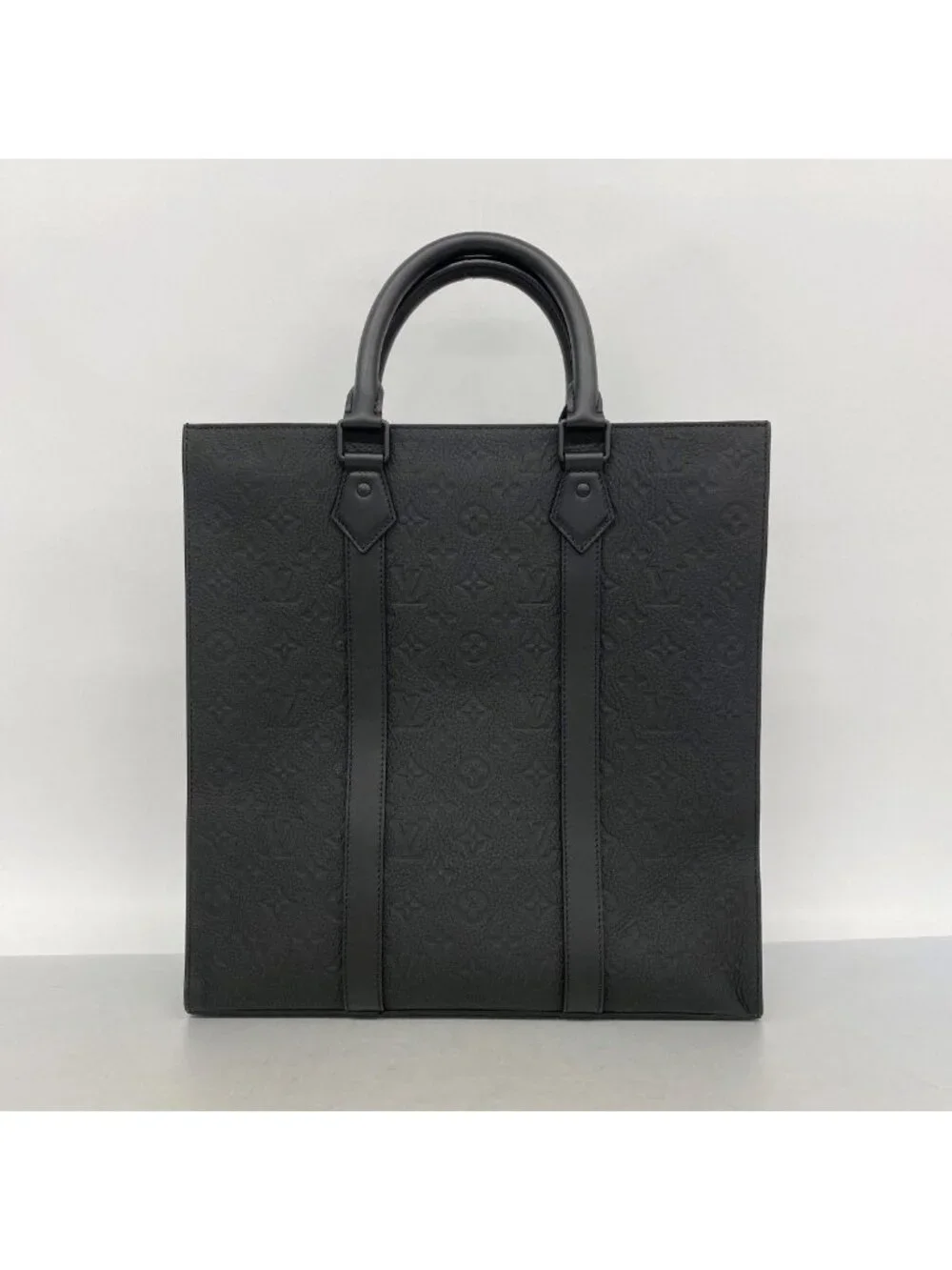 Louis Vuitton Tote Monogram Taurillon Sac Plat Noir 2-Way